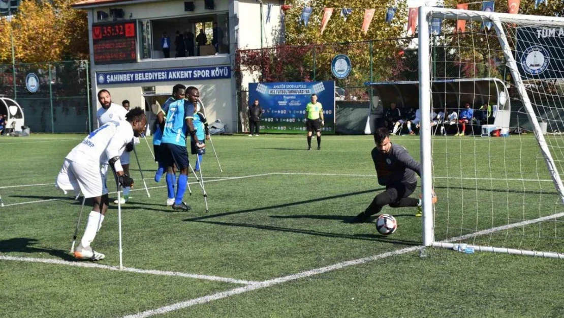 Şahinbey Ampute'den anlamlı ve farklı galibiyet 5-0