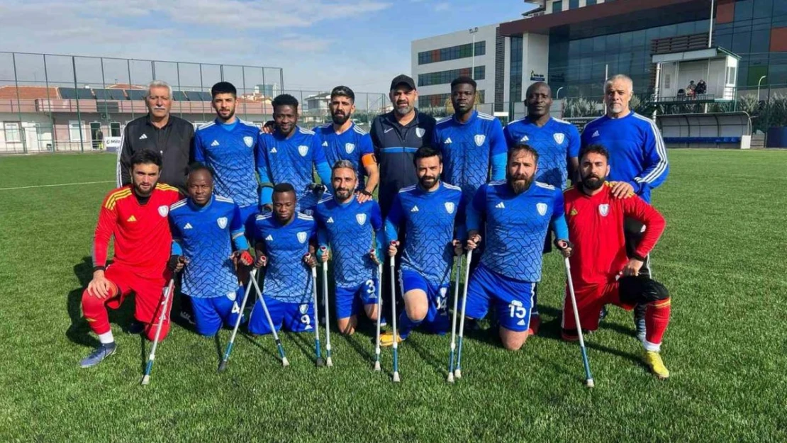 Şahinbey Ampute Futbol Takımı Konya deplasmanından galibiyetle döndü 4-0