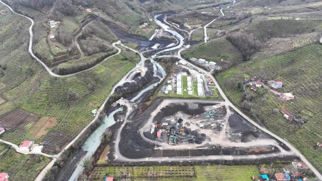 Salıpazarı Barajı inşaatı yüzde 20'ye ulaştı