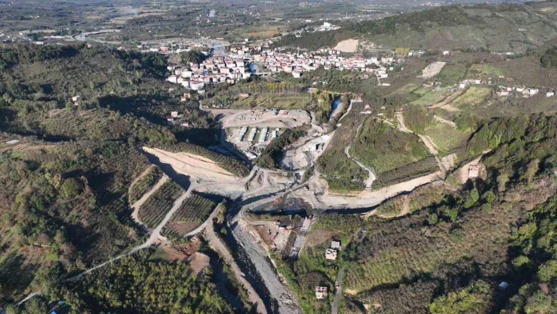 Salıpazarı Barajı seli önleyecek, 143 yerleşim yerine içme suyu verecek