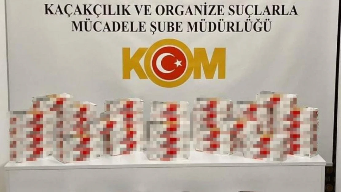 Samsun'da 15 bin 400 adet sahte bandrollü makaron ele geçirildi