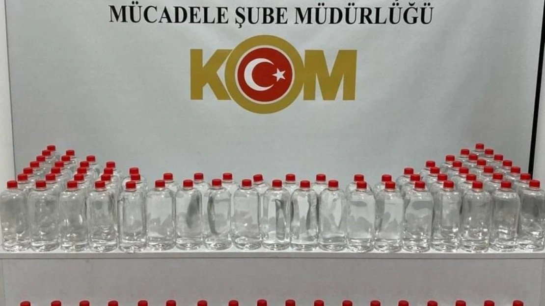 Samsun'da 160 litre etil alkol ele geçirildi