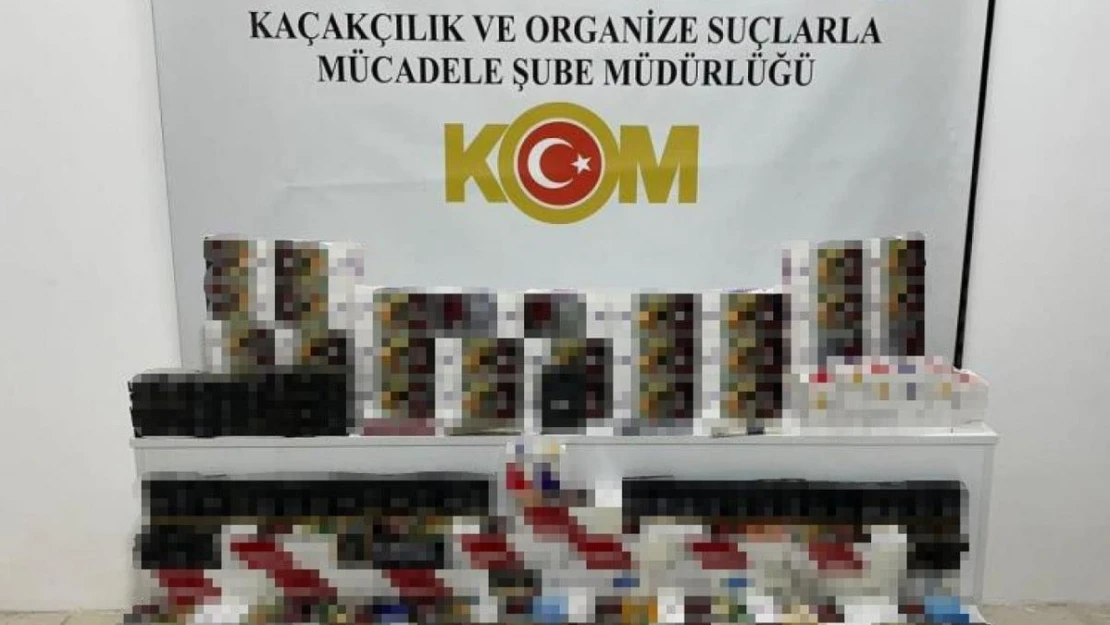 Samsun'da 19 bin 900 adet makaron ele geçirildi