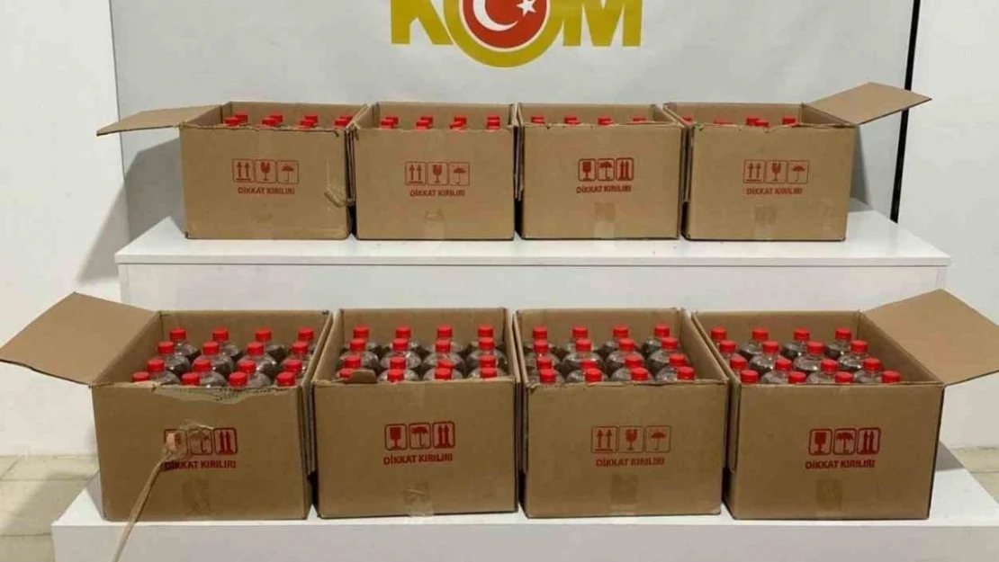 Samsun'da 240 litre etil alkol ele geçirildi