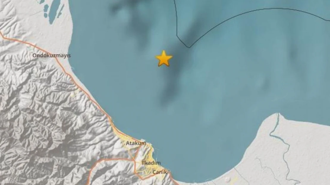 Samsun'da 4 büyüklüğünde deprem