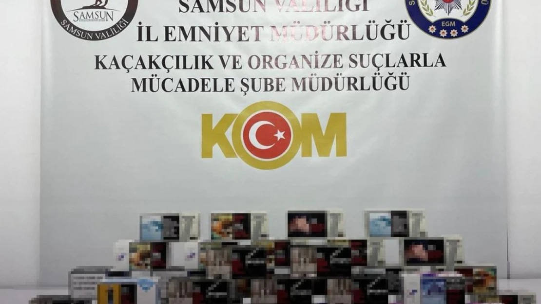 Samsun'da 7 bin makaron ele geçirildi