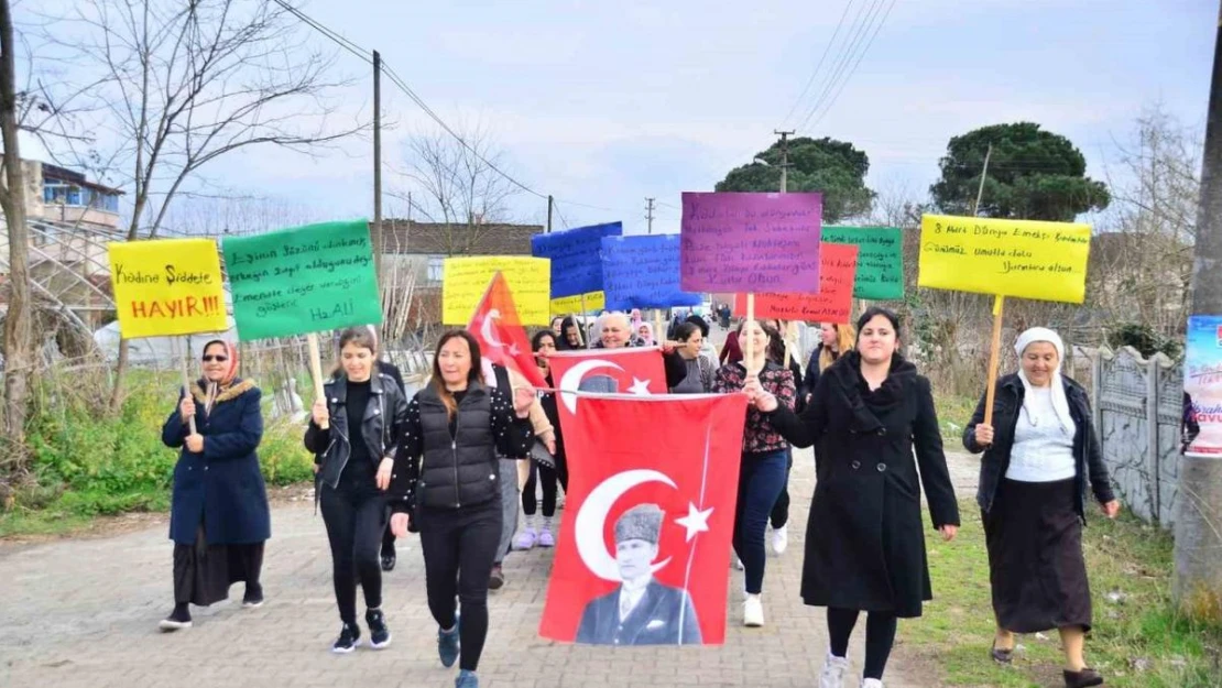 Samsun'da 8 Mart Dünya Emekçi Kadınlar Günü yürüyüşü