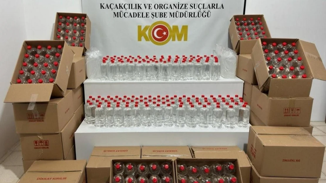 Samsun'da 860 litre etil alkol ele geçirildi