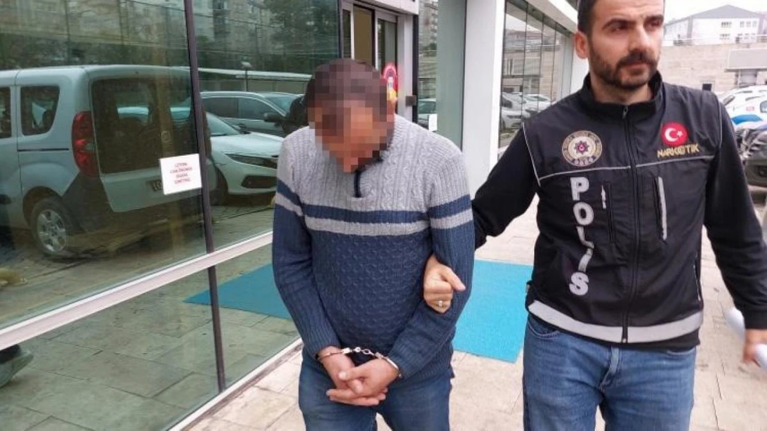 Samsun'da aracında 3 kilo 950 gram skunk ele geçen tır sürücüsü tutuklandı