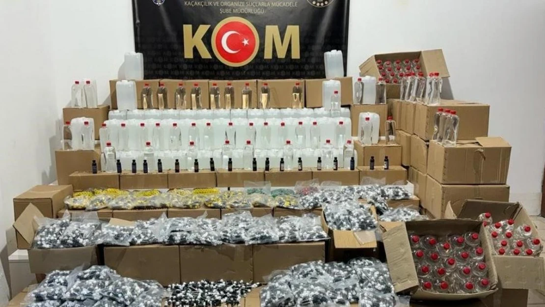 Samsun'da bin 599 litre etil alkol ele geçirildi