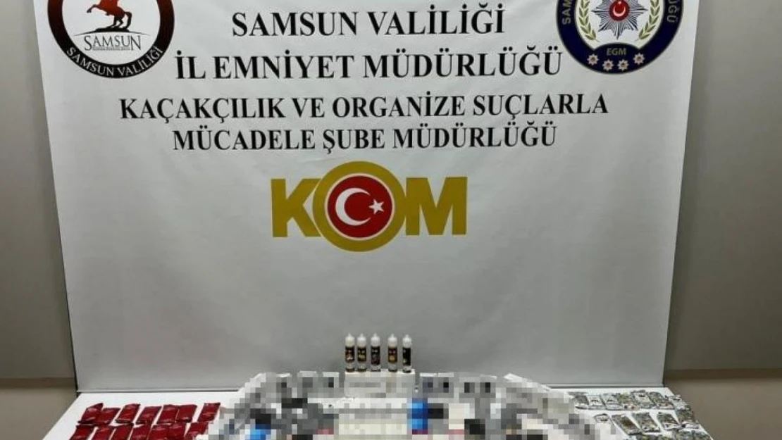 Samsun'da gümrük kaçağı tütün mamülleri ele geçirildi