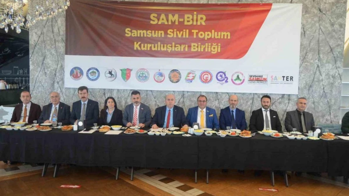 Samsun'da hemşehri dernekleri SAM-BİR çatısı altında birleşti