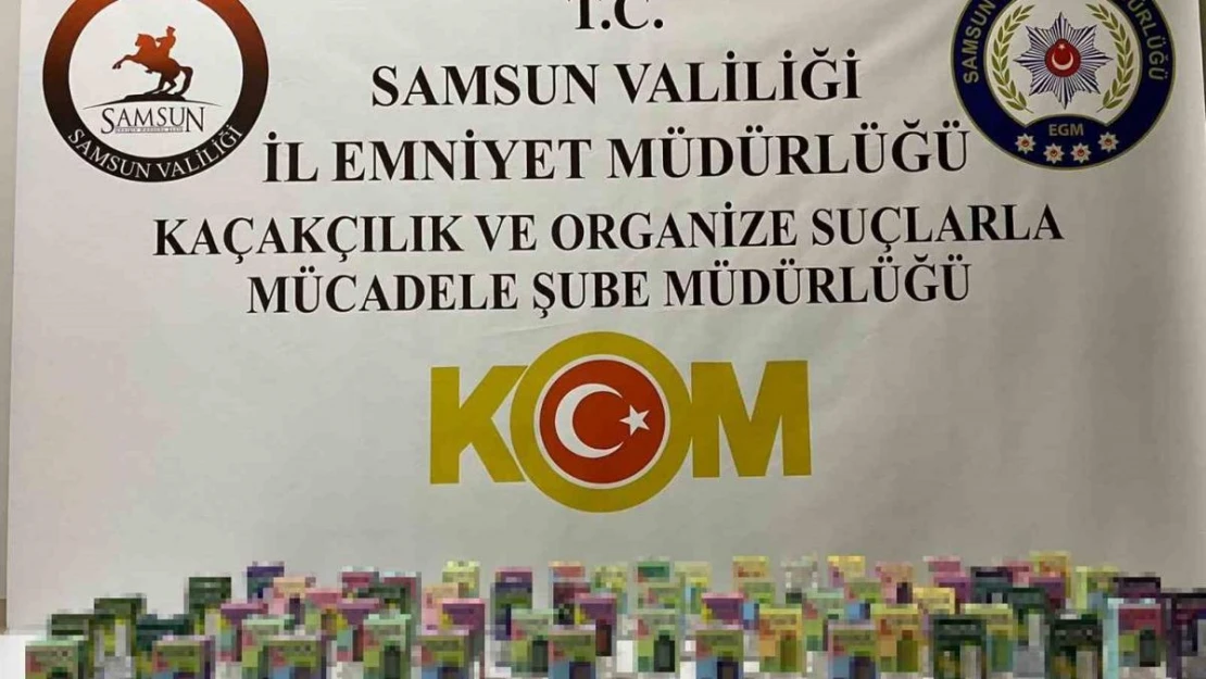 Samsun'da kaçakçılık operasyonu