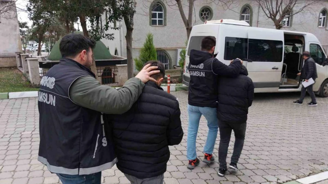 Samsun'da uyuşturucu ticaretinden 2 kişi tutuklandı