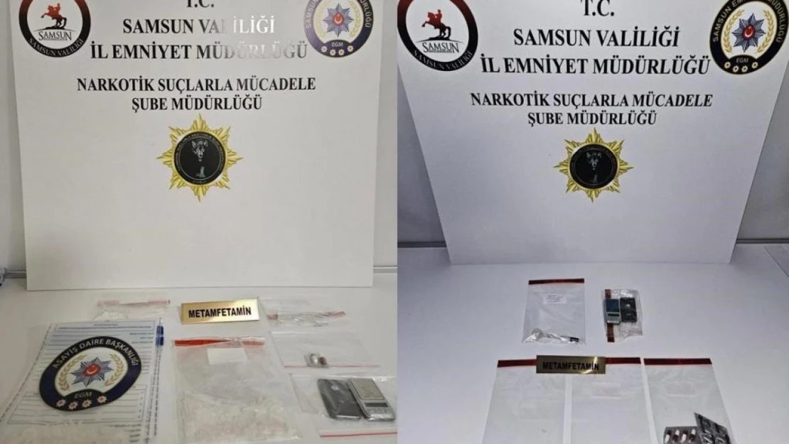 Samsun'da uyuşturucuya geçit yok: 17 gözaltı