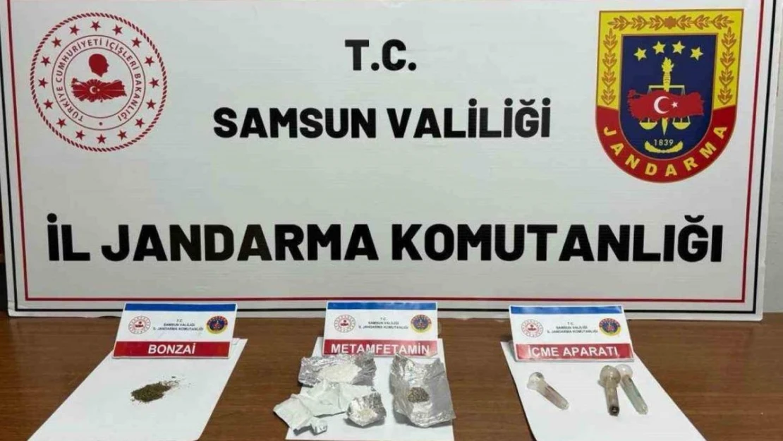 Samsun'da uyuşturucuyla yakalanan 3 kişi gözaltına alındı