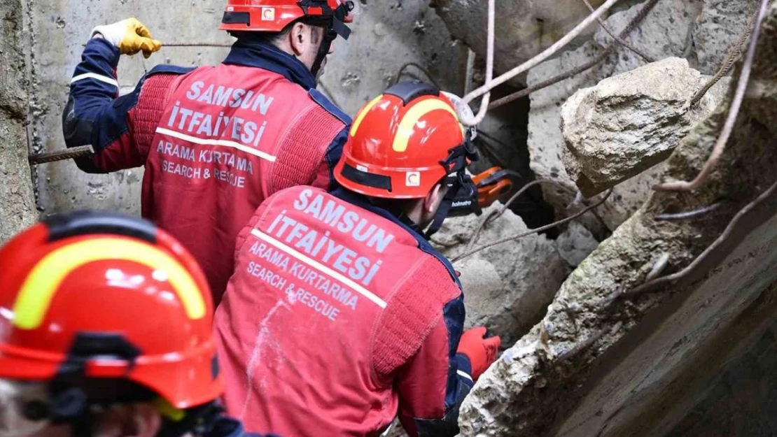 Samsun itfaiyesi doğal afetlere karşı hazır