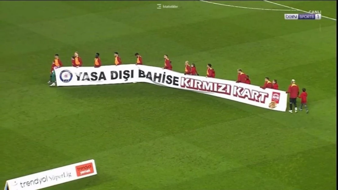 Samsunspor-Galatasaray maçında 'yasa dışı bahise kırmızı kart'