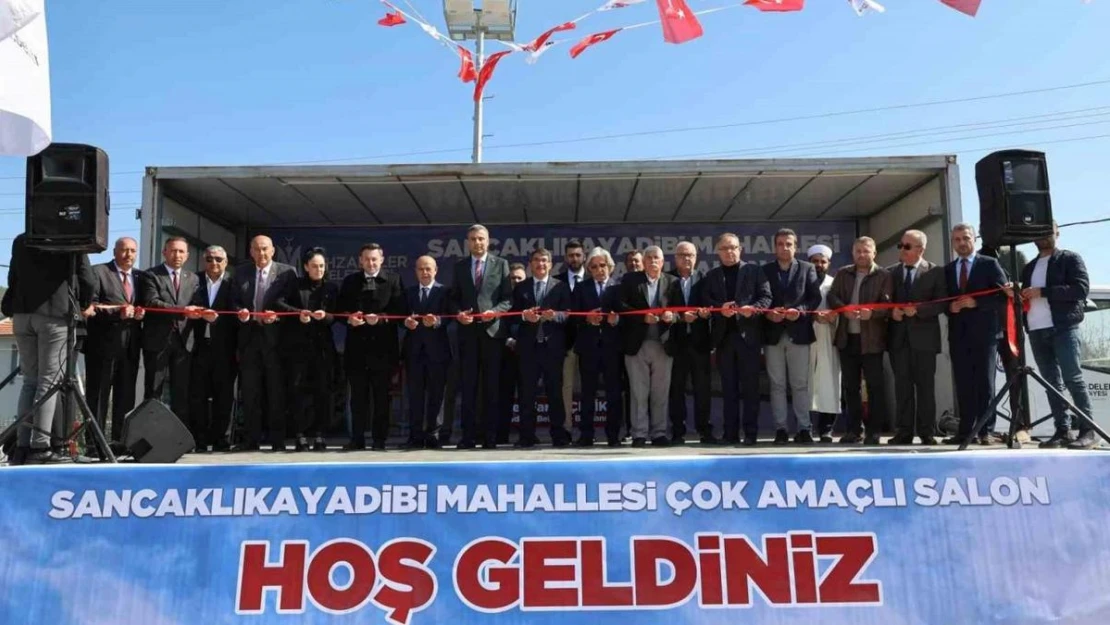 Sancaklıkayadibi çok amaçlı salonu hizmete açıldı