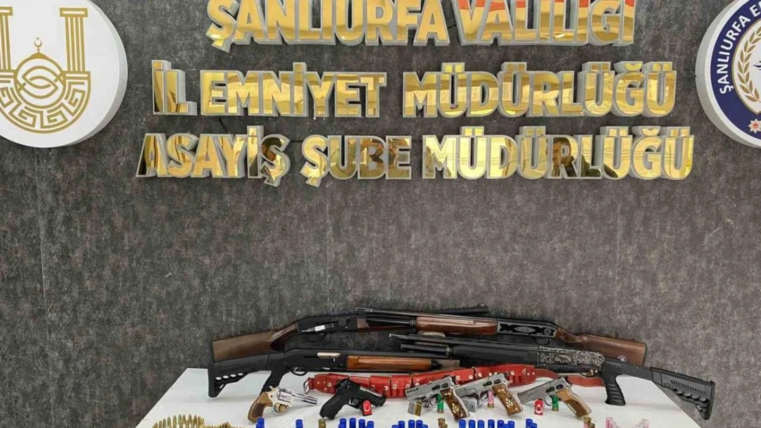 Şanlıurfa merkezli silah ticareti operasyonu: 18 gözaltı