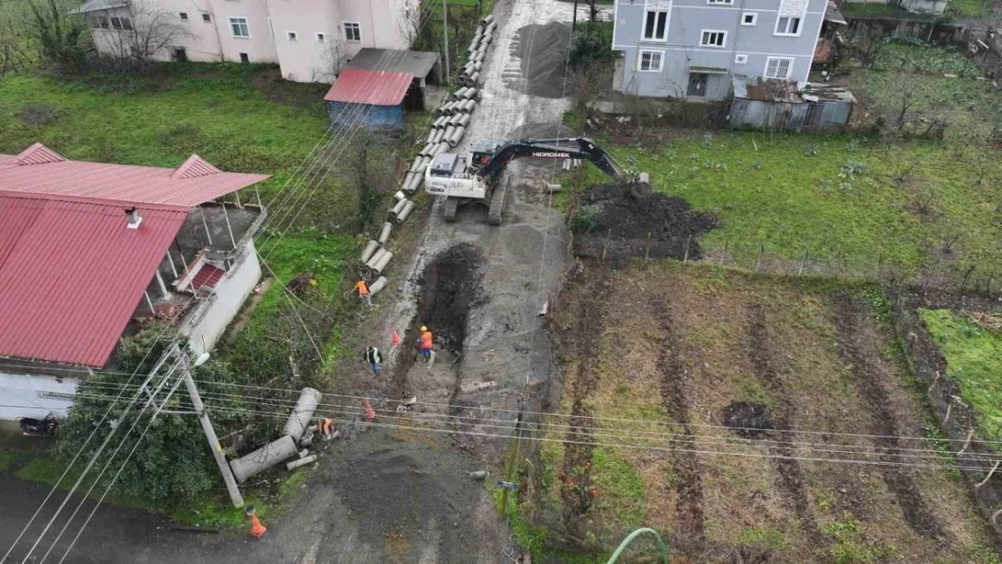 SASKİ'den Terme'de su baskınlarını önleyecek çalışma