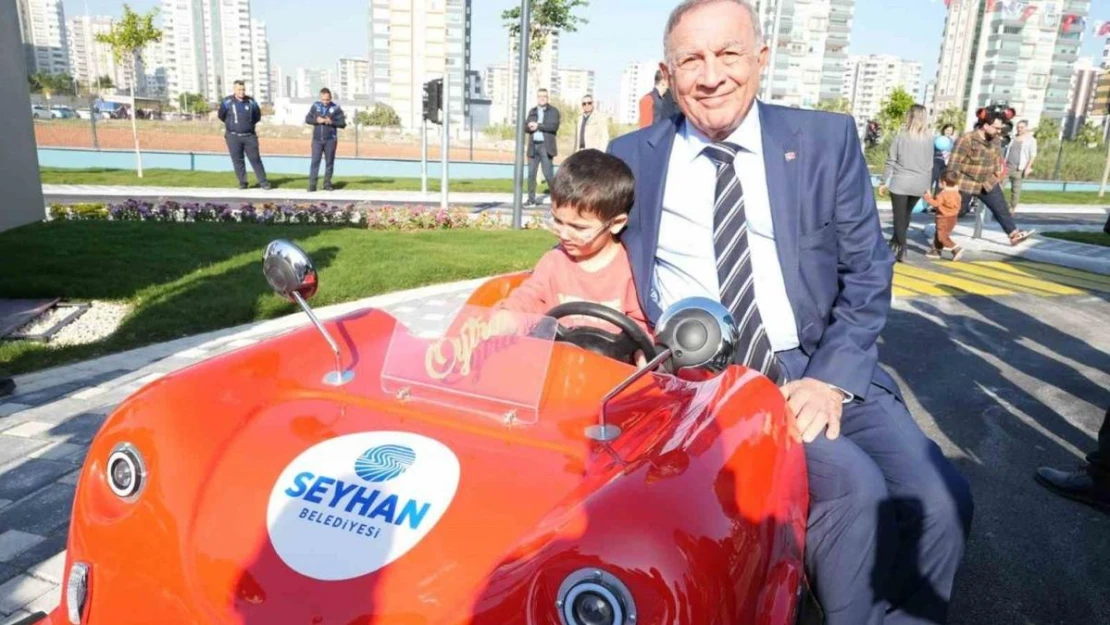 Seyhan Belediyesi tarafından çocuk trafik eğitim parkı açıldı