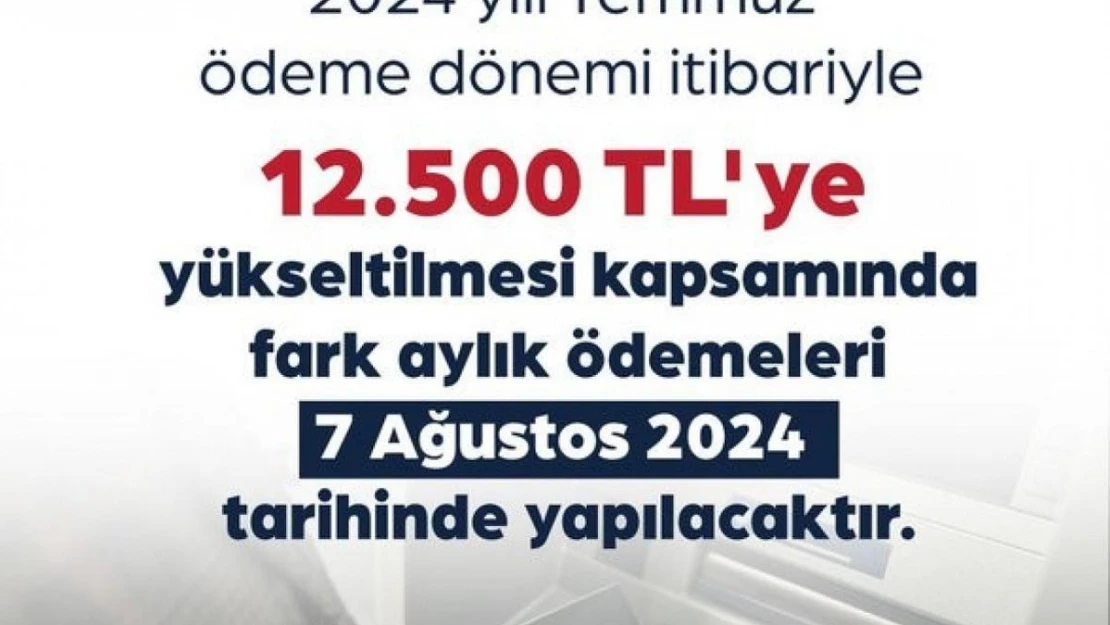 SGK, emekliye fark ödemesinde tarihi açıkladı