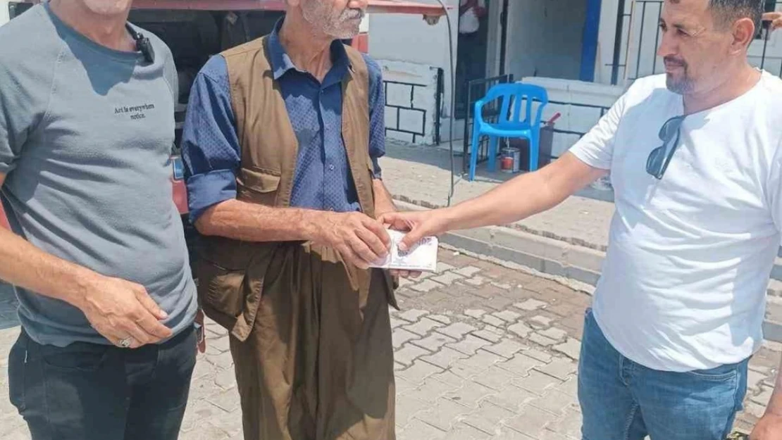 Silopi'de otobüste unutulan 60 bin lira sahibine teslim edildi