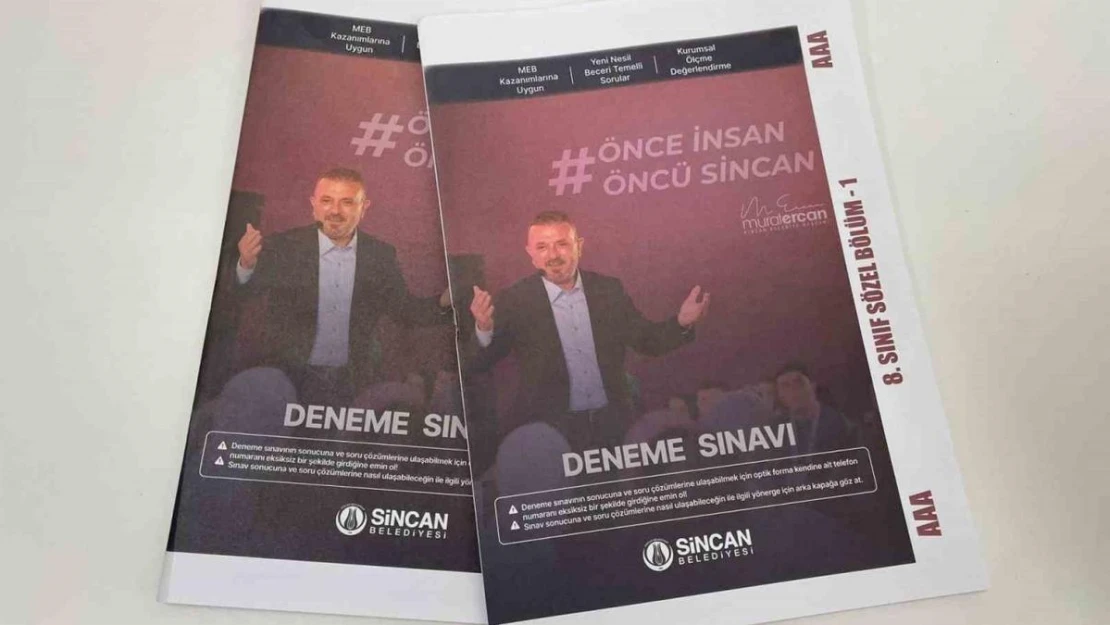 Sincan Belediyesi, ortaokullarda LGS deneme sınavı yaptı