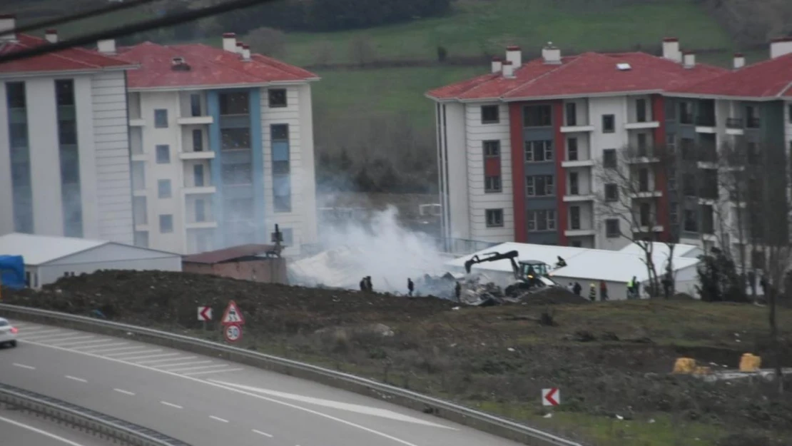 Sinop'ta korkutan yangın