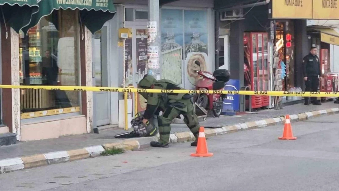 Sinop'ta şüpheli çanta paniği