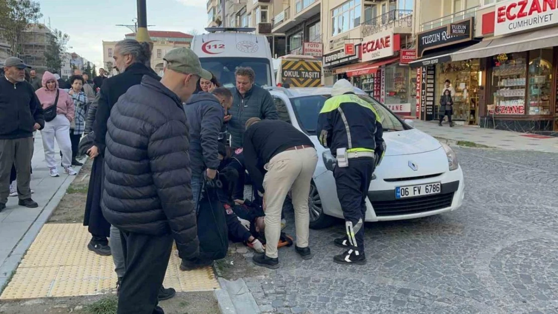 Sinop'ta trafik kazası: 1 hafif yaralı