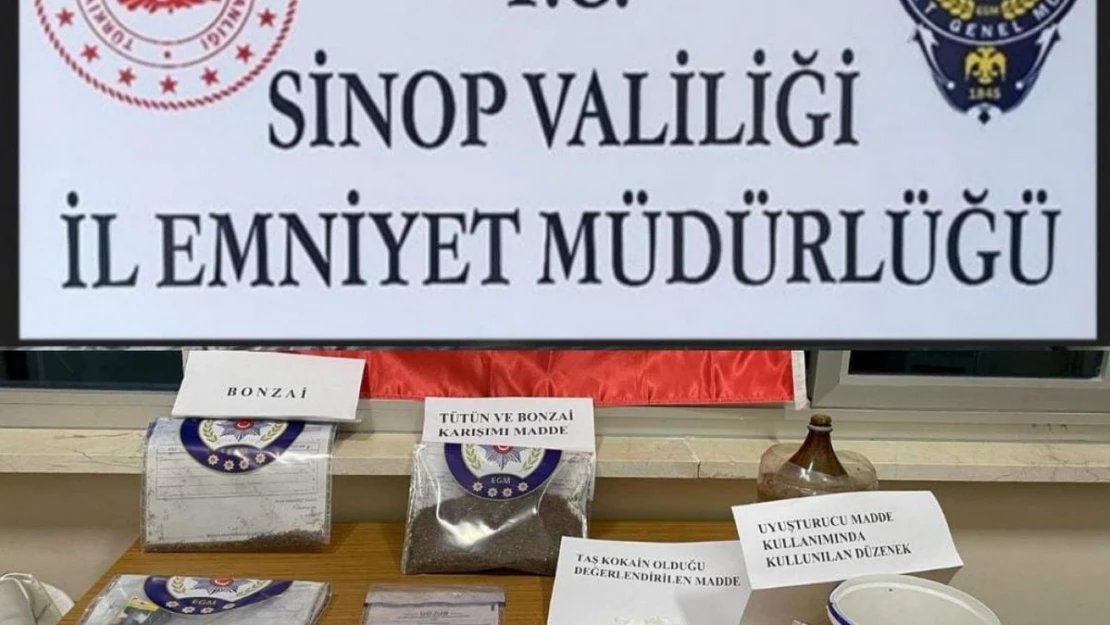 Sinop'ta uyuşturucu operasyonu: 1 gözaltı