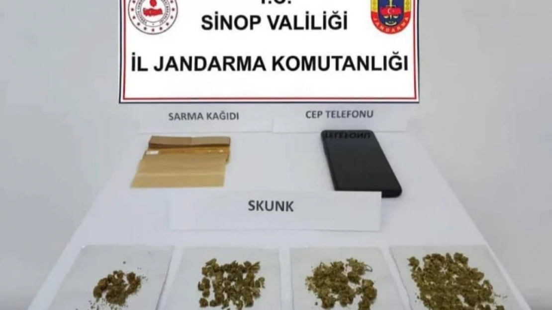 Sinop'ta uyuşturucu operasyonu: 1 gözaltı