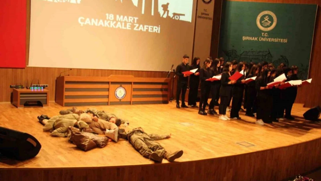 Şırnak'ta Çanakkale Zaferi'nin 109. yılı kutlandı