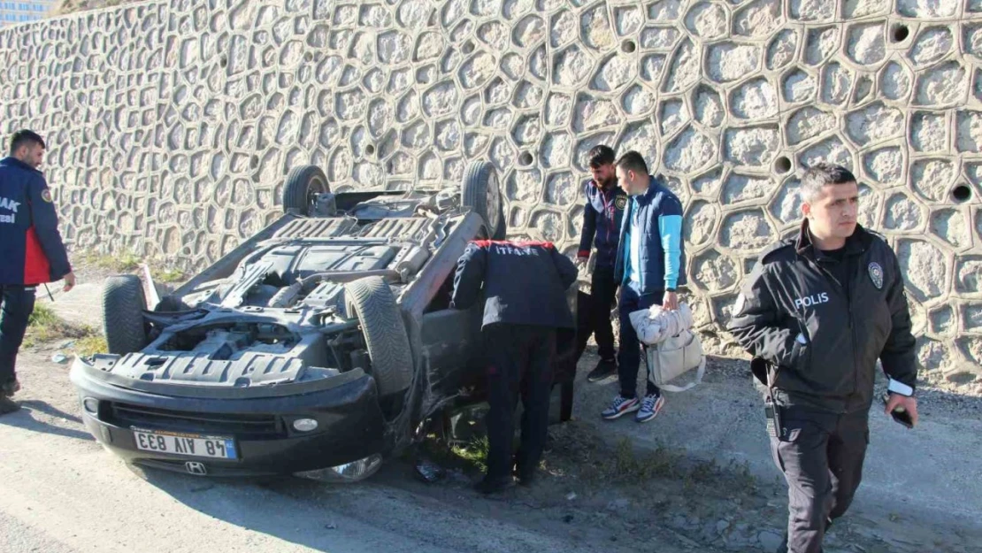 Şırnak'ta otomobil takla attı: 1 yaralı