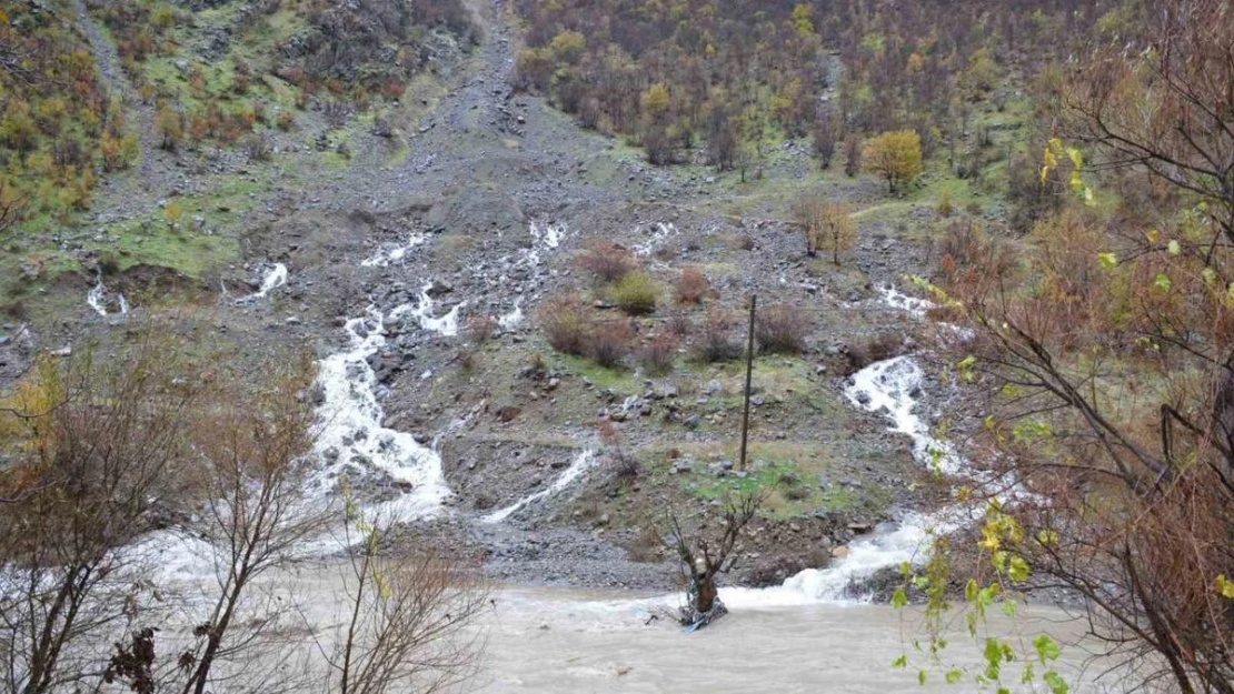 Şırnak'ta sağanak sonrası çaylardaki su seviyesi yükseldi