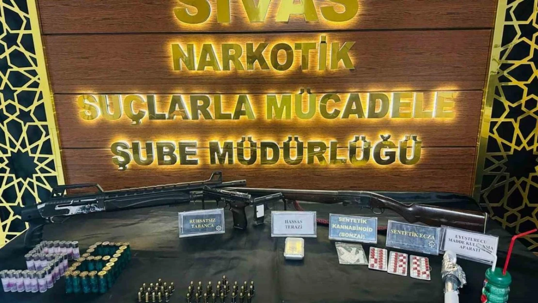 Sivas'ta uyuşturucuya geçit yok: 1 tutuklu