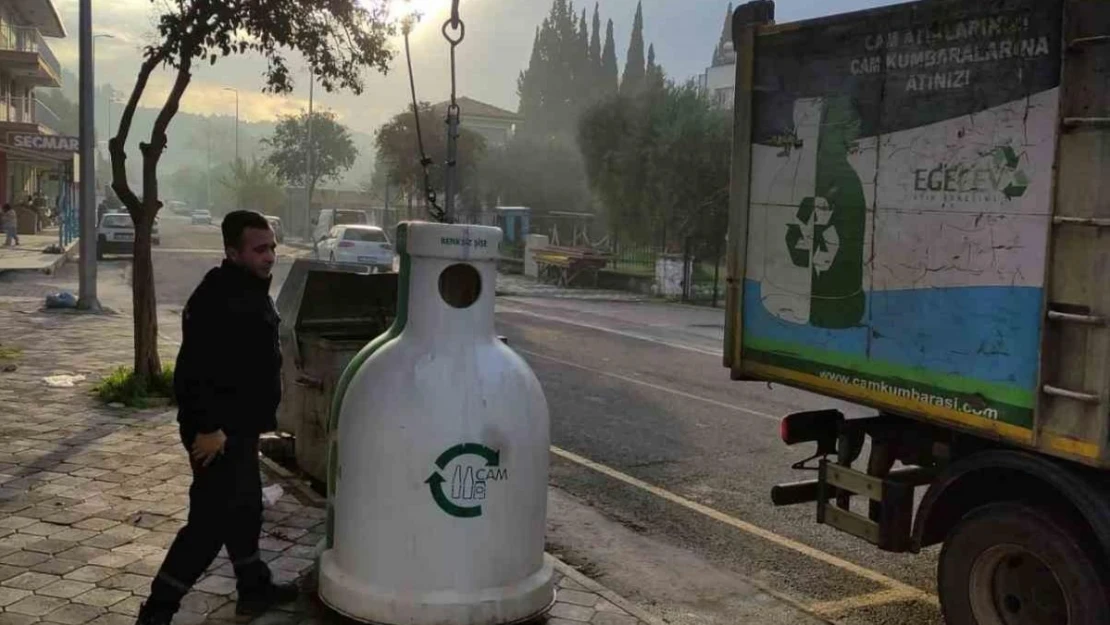 Söke Belediyesi, geri dönüşüme katkı sağlıyor