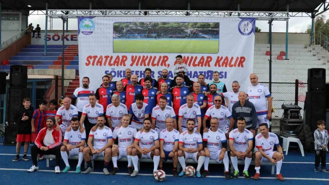 Söke Şehir Stadı'nda son maçı futbol efsaneleri yaptı