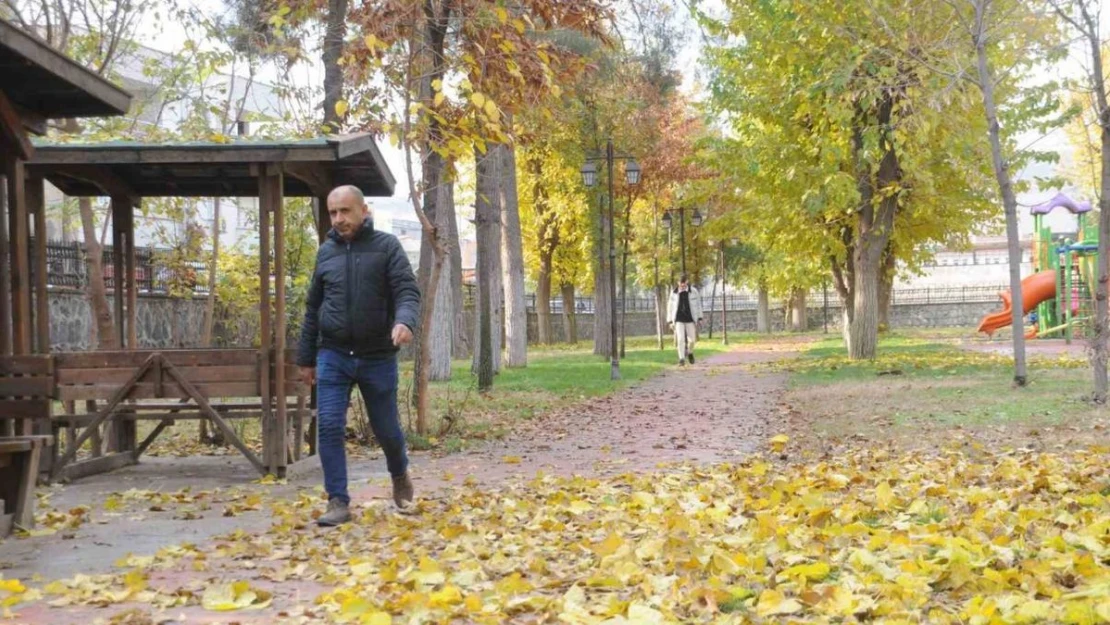 Sonbahar Dicle Nehri kenarını renk cümbüşüne çevirdi