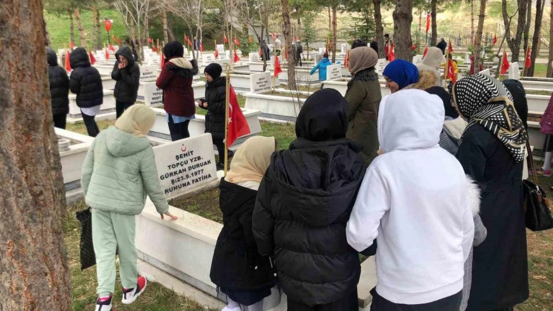 Sosyal Hizmetler kuruluşlarında kalan çocuklar, şehitler için hatim okudu