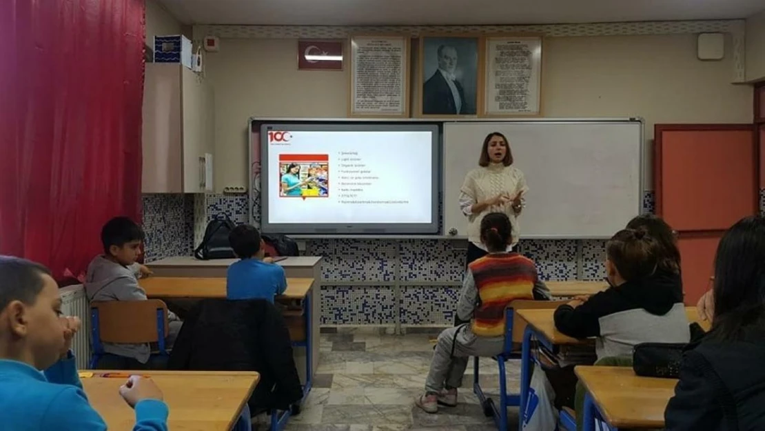 Sultanhisar'da öğrencilere gıda okuryazarlığı eğitimi verildi