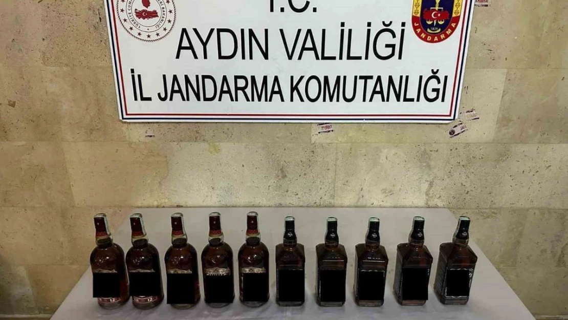 Şüpheli araçtan bandrolsüz alkol ele geçirildi