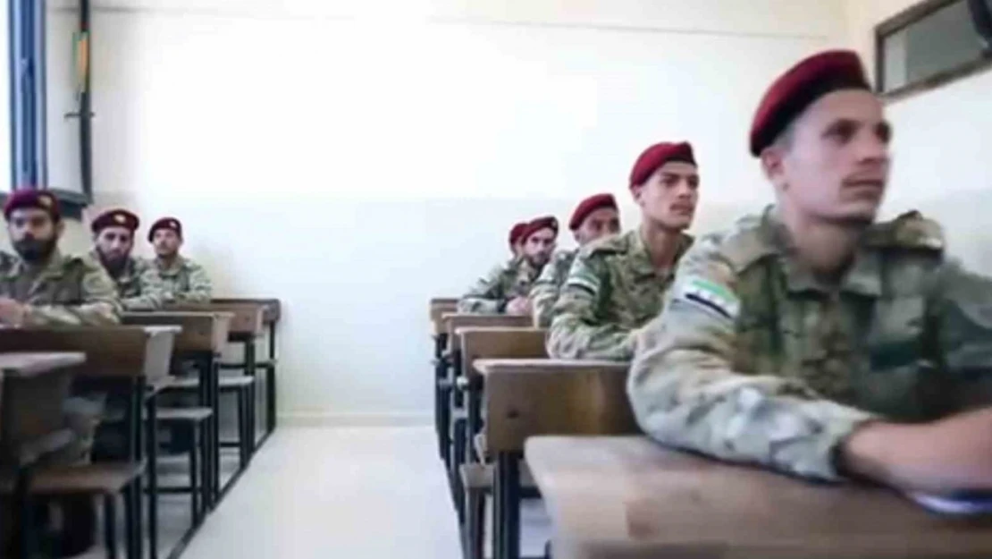 Suriye Milli Ordusu askerlerinin eğitimi için Savunma Bakanlığı Harp Okulu açıldı