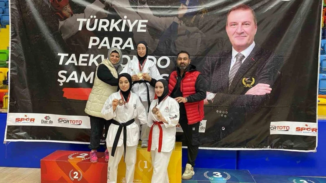 TaeKwonDo Şampiyonası'nda Kayserili sporculardan 3 madalya