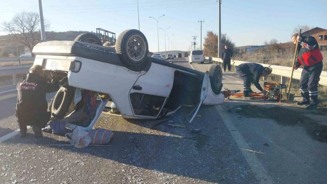 Tavşanlı'da trafik kazası: 1 yaralı