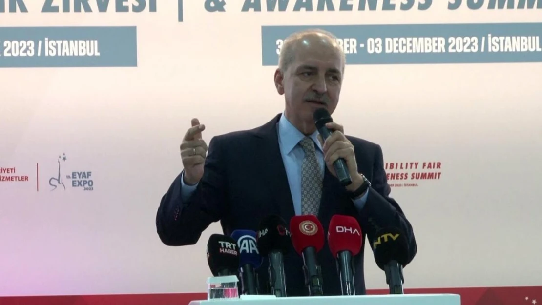 TBMM Başkanı Kurtulmuş  'Esas engel eli olduğu halde, zalime mani olmamak, mazlumun elinden tutmamaktır'