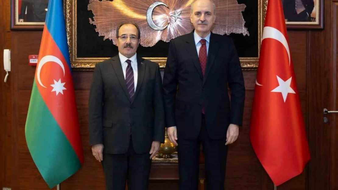 TBMM Başkanı Kurtulmuş, Türkiye'nin Bakü Büyükelçiliğini ziyaret etti