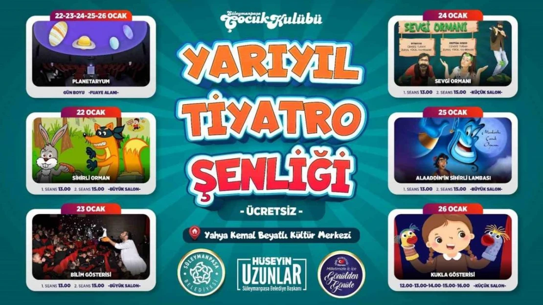 Tekirdağ'da çocuklar oyuna doyacak